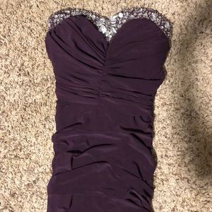 Dark Purple homecoming dress